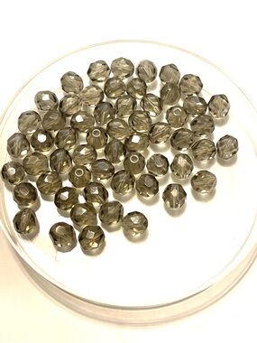 57 8mm Crystal Glass? Beads